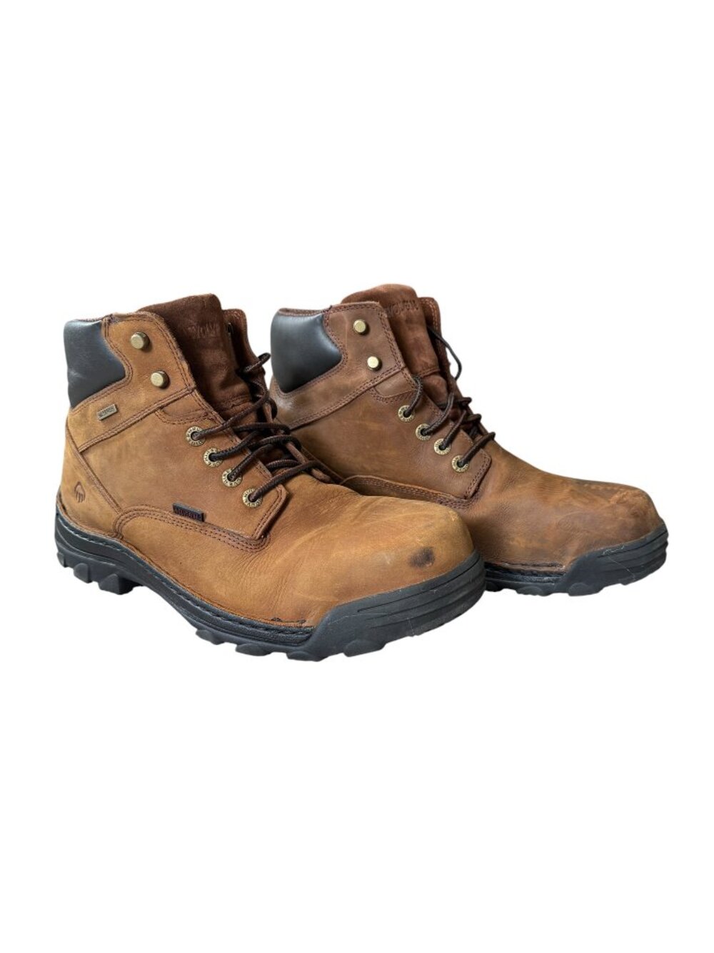 Wolverine NXT men's brown waterproof steel toe 6" lace up work boots 13m W05483